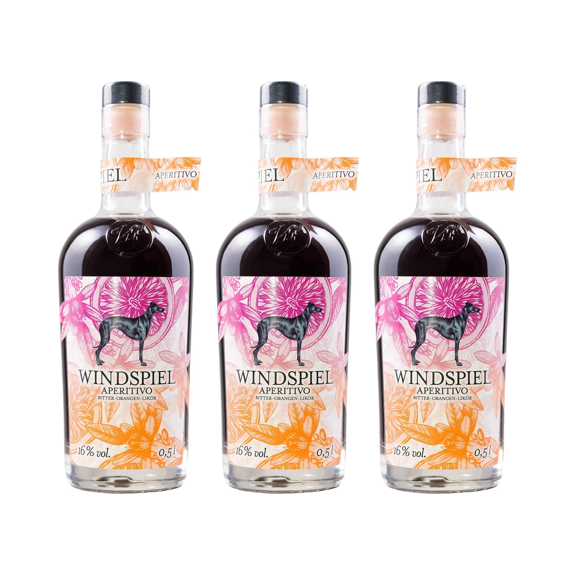 Aperitivo – Bitter-Orangen-Likör — 3× 500 ml