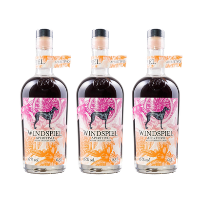 Aperitivo – Bitter-Orangen-Likör — 3× 500 ml