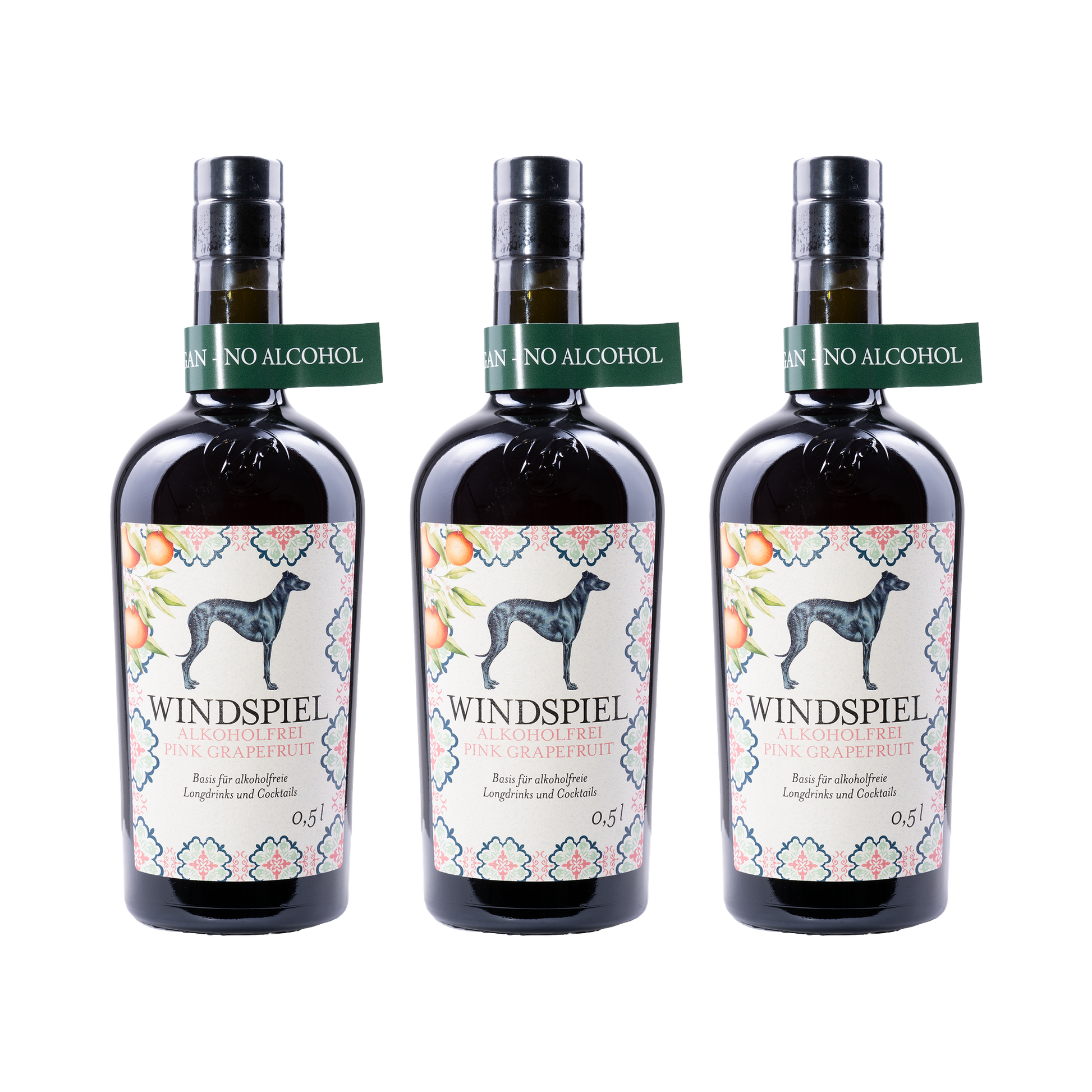 Pink Grapefruit alkoholfrei — 3× 500 ml