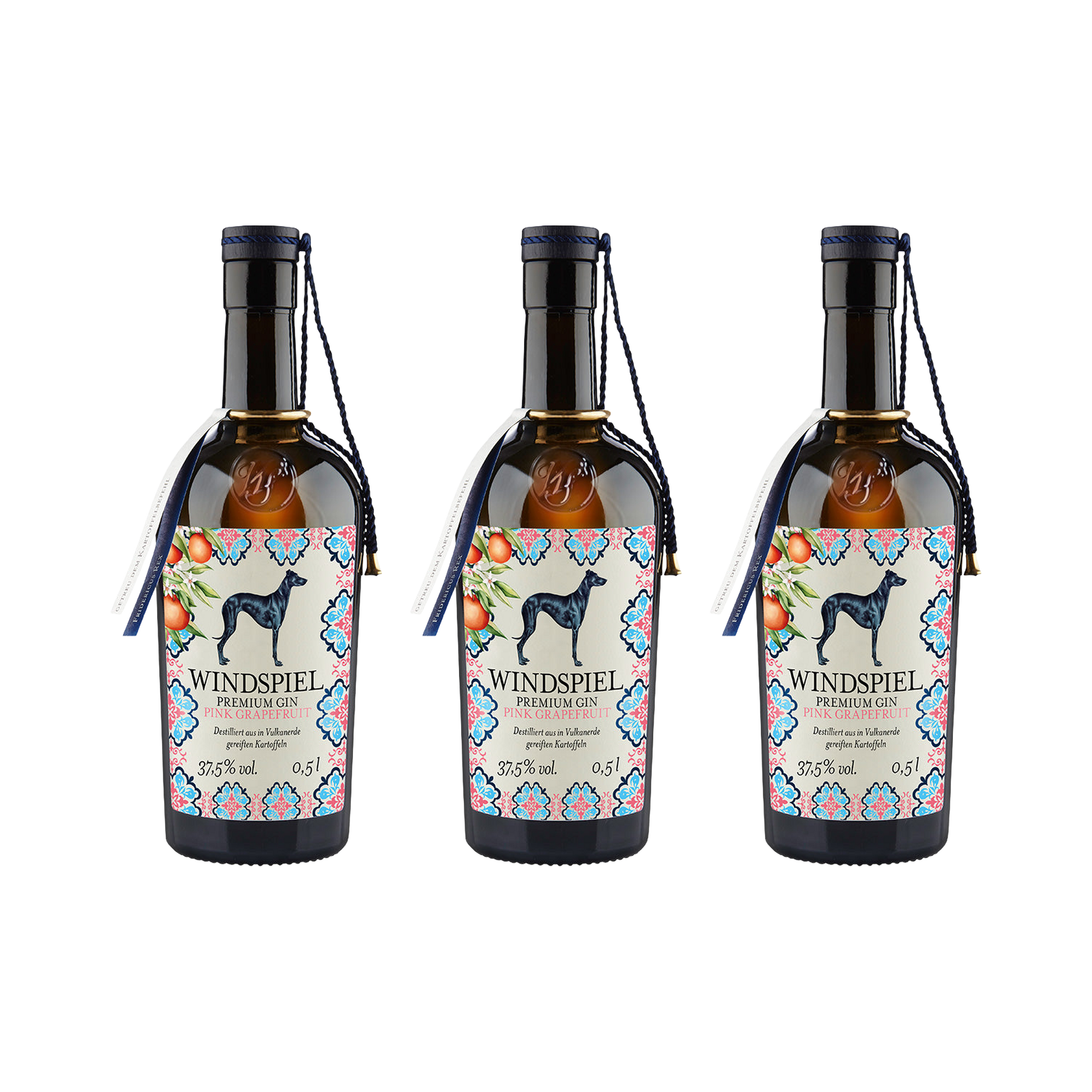 Pink Grapefruit Gin — 3× 500 ml