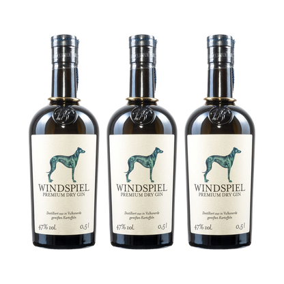 Premium Dry Gin — 3× 500 ml
