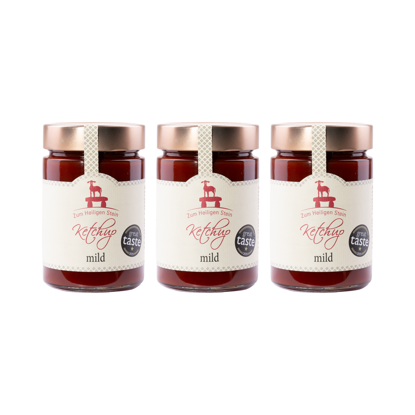 Zum heiligen Stein — Ketchup mild — 3× 400 g