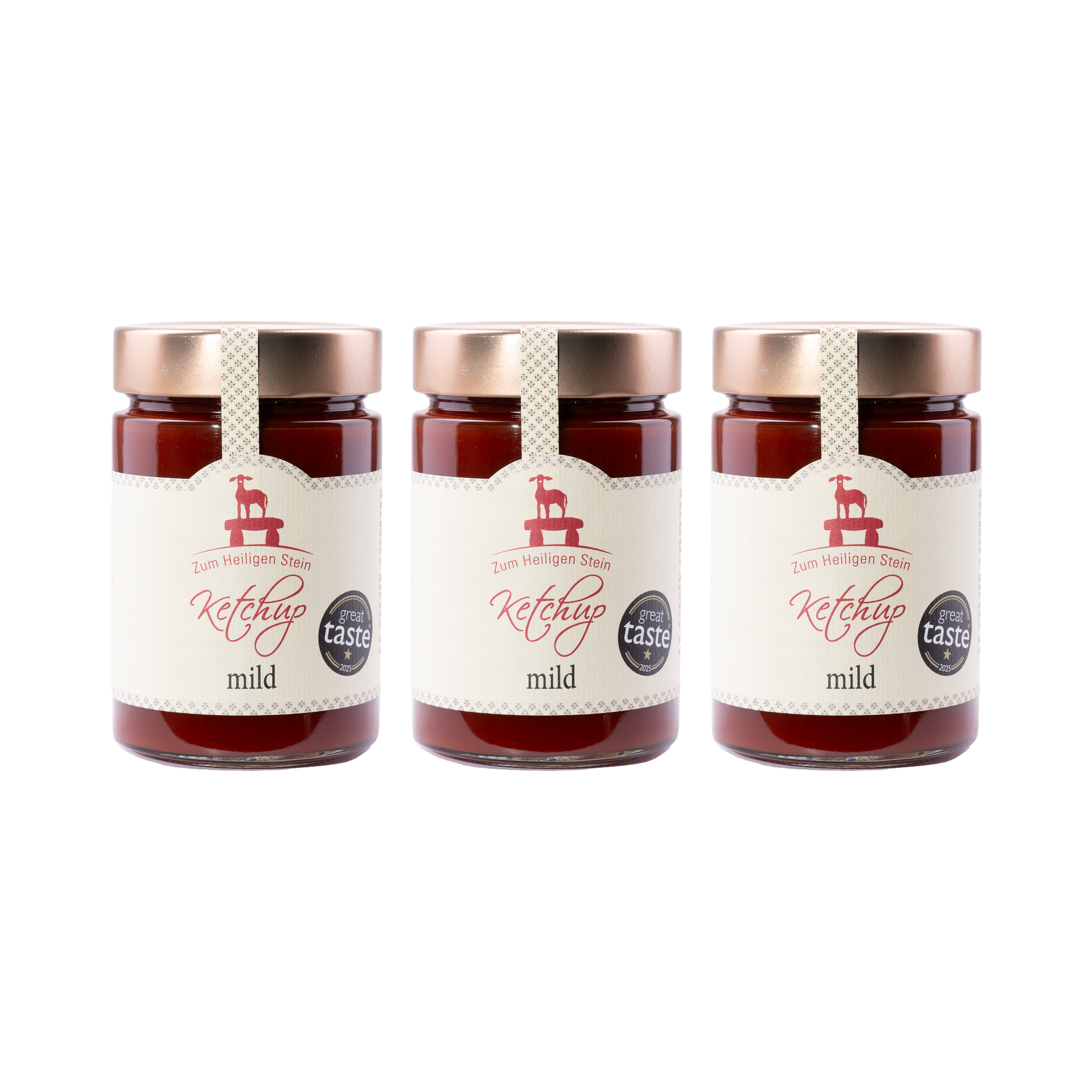 Zum heiligen Stein — Ketchup mild — 3× 400 g