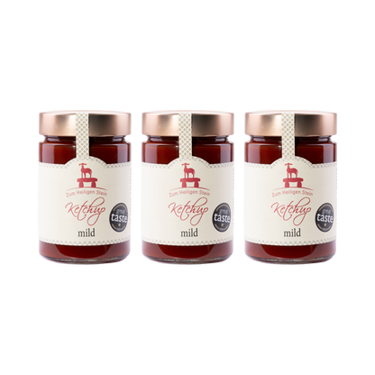Zum heiligen Stein — Ketchup mild — 3× 400 g