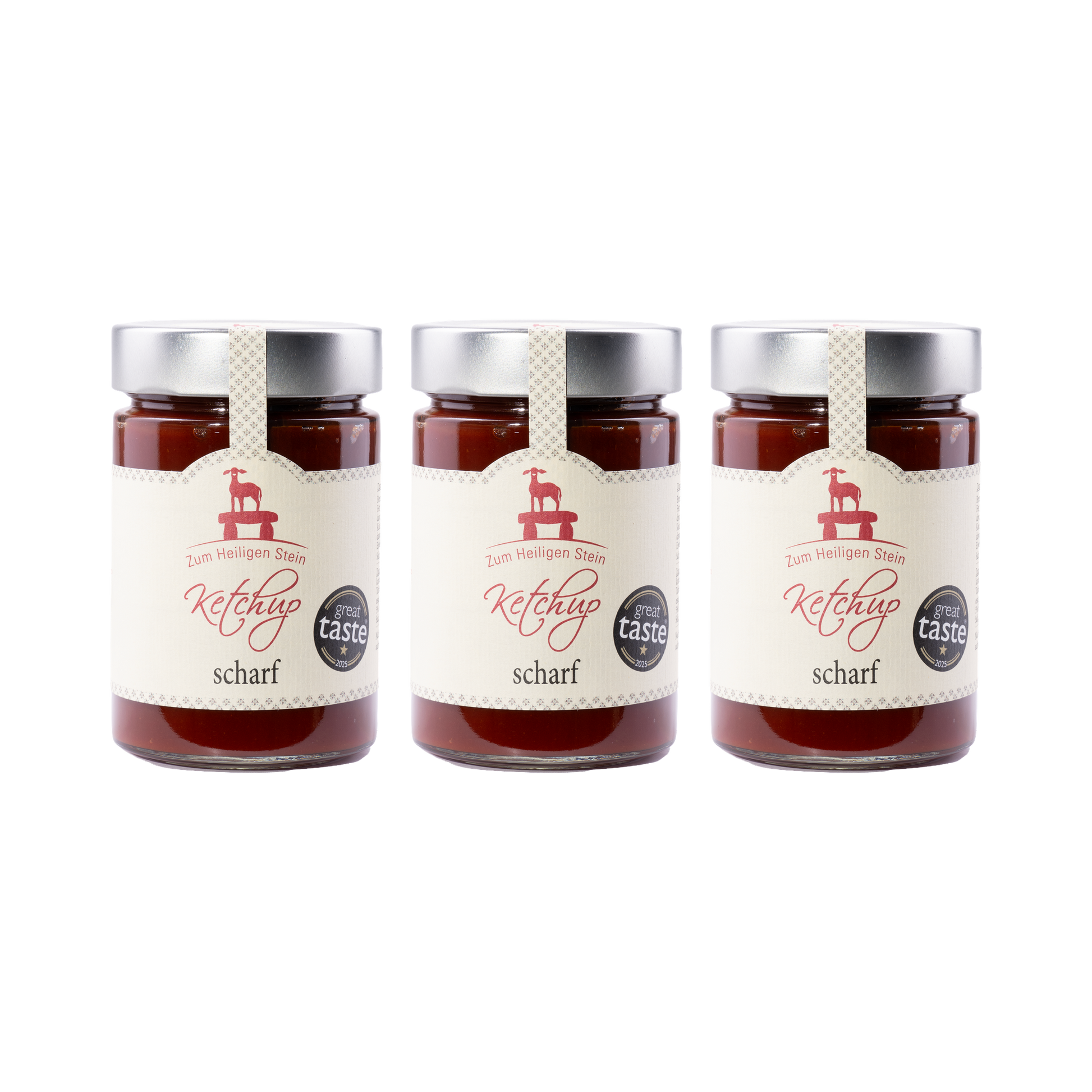 Zum heiligen Stein — Ketchup scharf — 3× 400 g