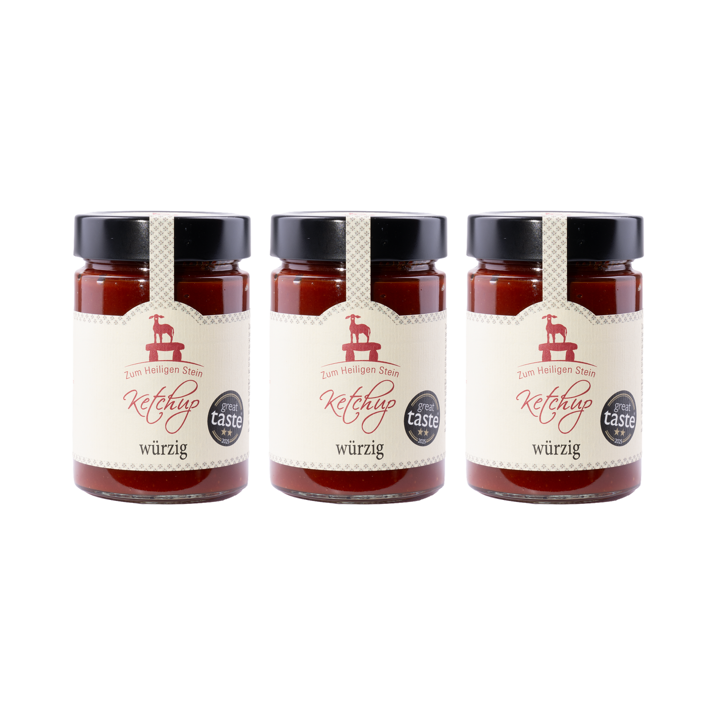 Zum heiligen Stein — Ketchup würzig — 3× 400 g