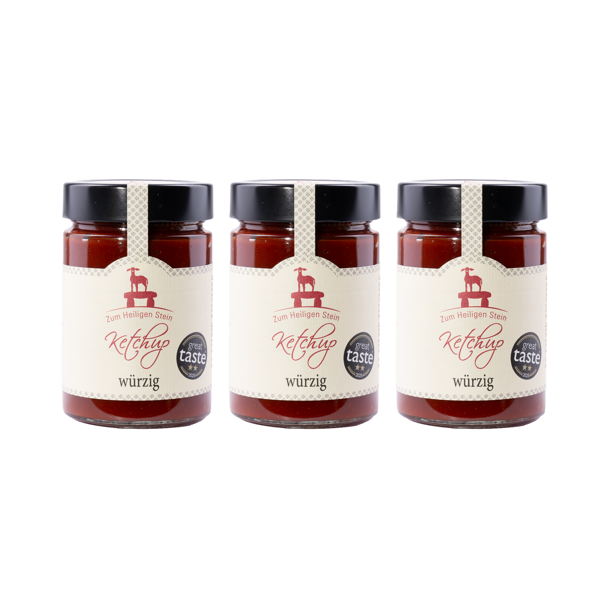 Zum heiligen Stein — Ketchup würzig — 3× 400 g